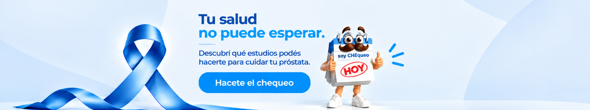 Ilustración de Chequeo con el mensaje sobre la importancia del chequeo de próstata