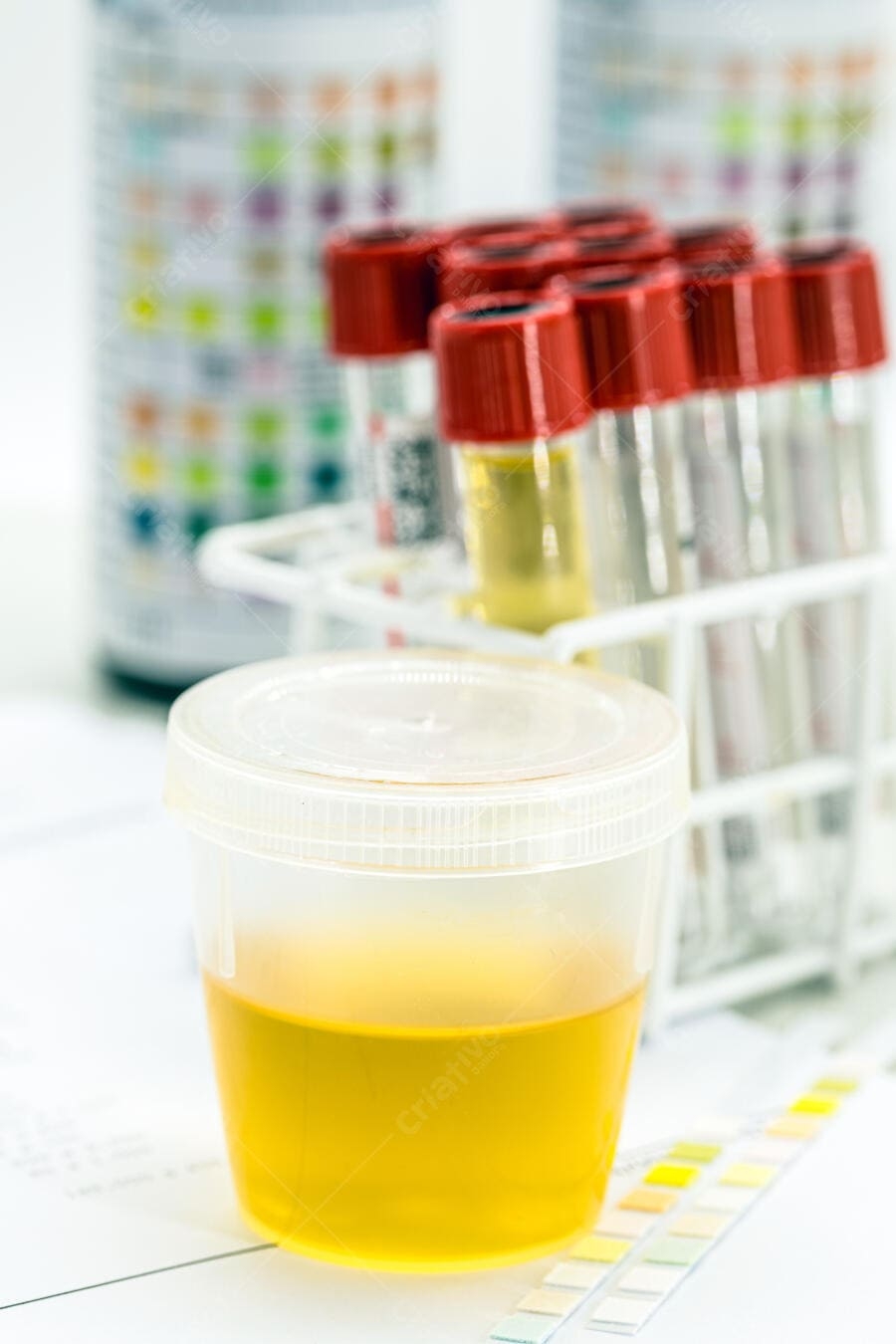 Imagen ilustrativa test de orina, albuminuria
