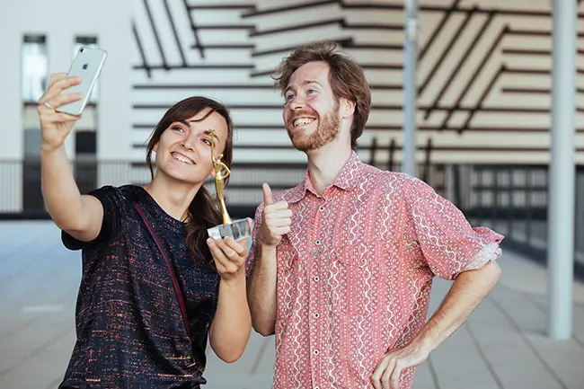 Ein Selfie mit dem PIA Award