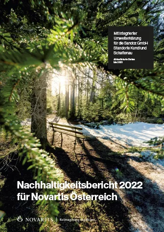 Nachhaltigkeitsbericht Novartis Österreich 2022