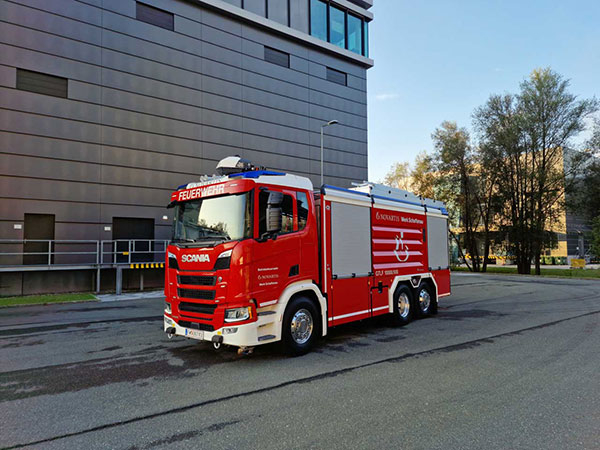 Novartis Betriebsfeuerwehr Schaftenau Großtanklöschfahrzeug