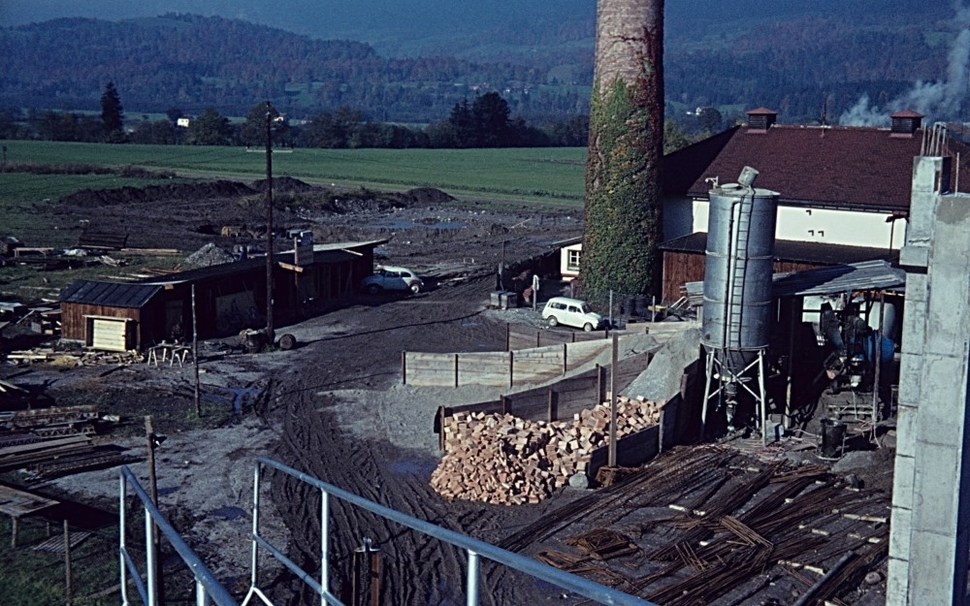 Construction site setup