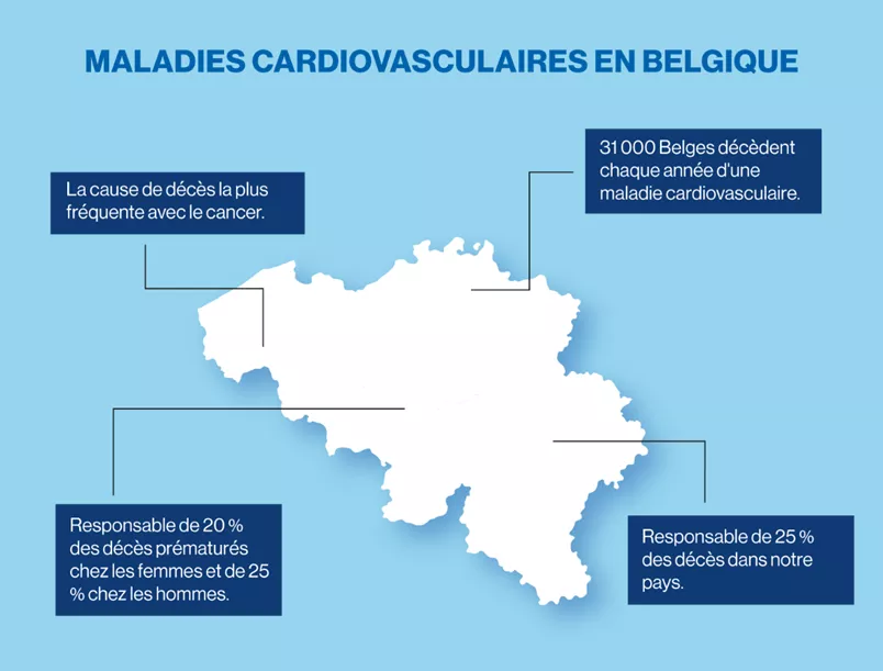 Infographic maladies cardiovasculaires