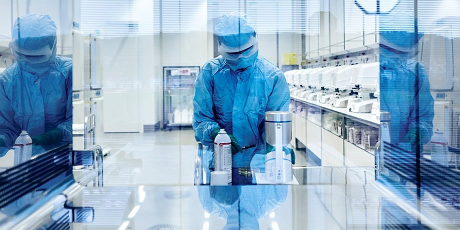 Scientist in lab