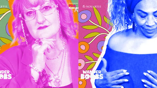 2 portraits of middle aged women