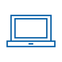 Icon representing a computer