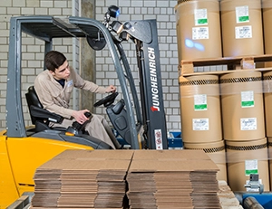 Logistiker im Dienst