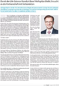 Metrobasel Report 2022 - Interview mit Matthias Leuenberger