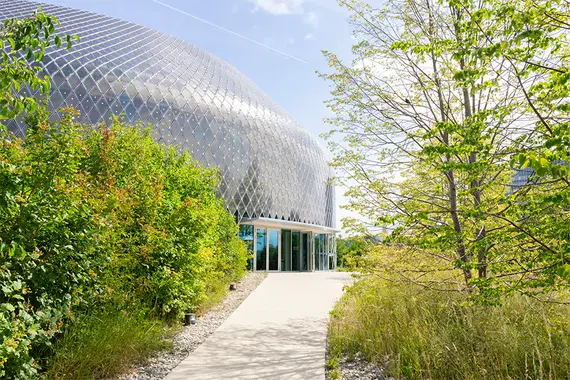 Novartis Pavillon von aussen