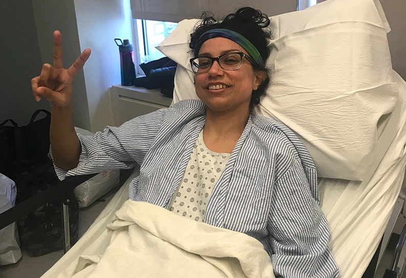 Gisela n’avait que deux possibilités de survie: une dialyse régulière ou une transplantation rénale.