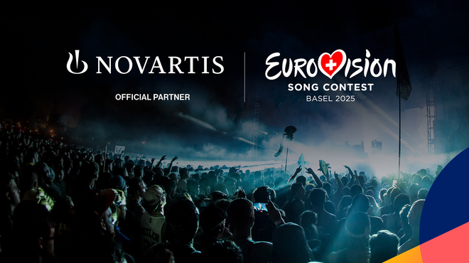 Novartis Partenaire officiel du Concours Eurovision de la Chanson 2025 à Bâle Novartis Partenaire officiel du Concours Eurovision de la Chanson 2025 à Bâle