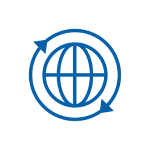 Icon of a globe