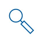 Icon of a magnifying glass