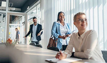 Geschäftsmeeting in einem modernen Büro.