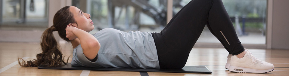 Frau beim Sport