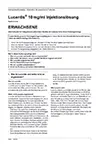 Vorschaubild Lucentis 10 mg/ml Injektionslösung - ERWACHSENE