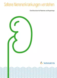 Cover der Broschüre: Nierenerkrankungen verstehen