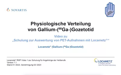 Thumb Video 1 - Physiologische Verteilung von Gallium-(68Ga-)Gozetotid