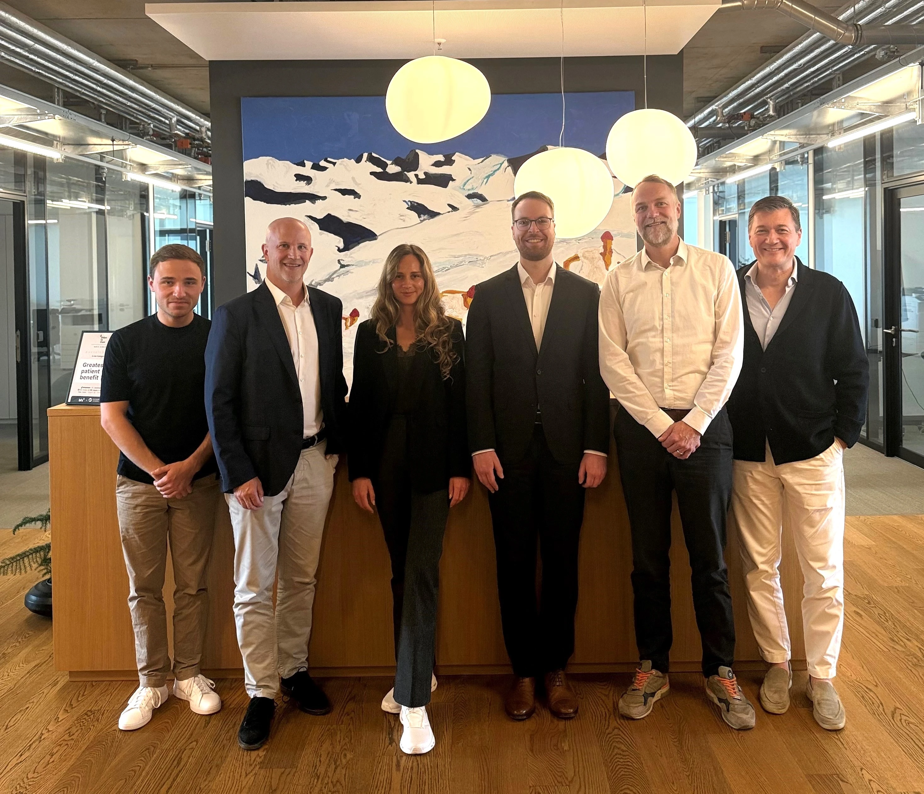 Foto der Projektpartner des digitalen Versorgungsprogramms