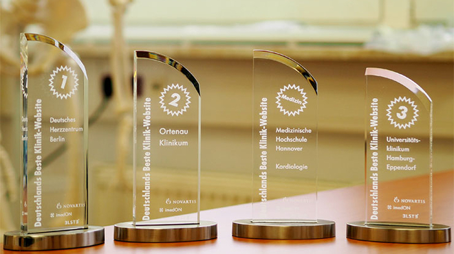 Gewinner des Wettbewerbs Beste Klinik Website 2016