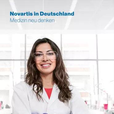 Cover der Broschuere Novartis Deutschland 2021