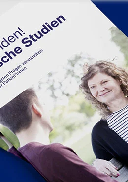 Cover Broschüre Klinische Studien