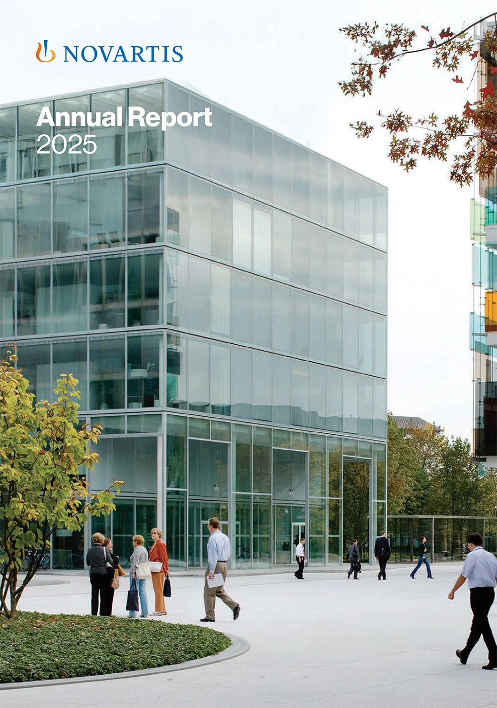 Cover des Novartis Annual Reports 2025
