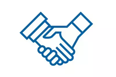 Stakeholder hands icon