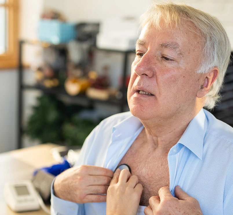 Cardióloga con paciente