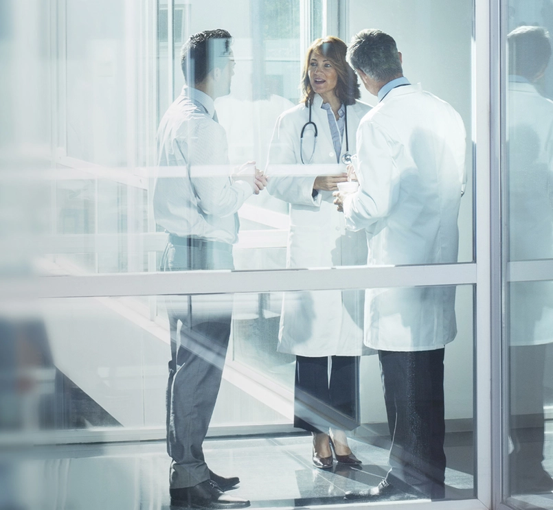 Doctors in laboratory