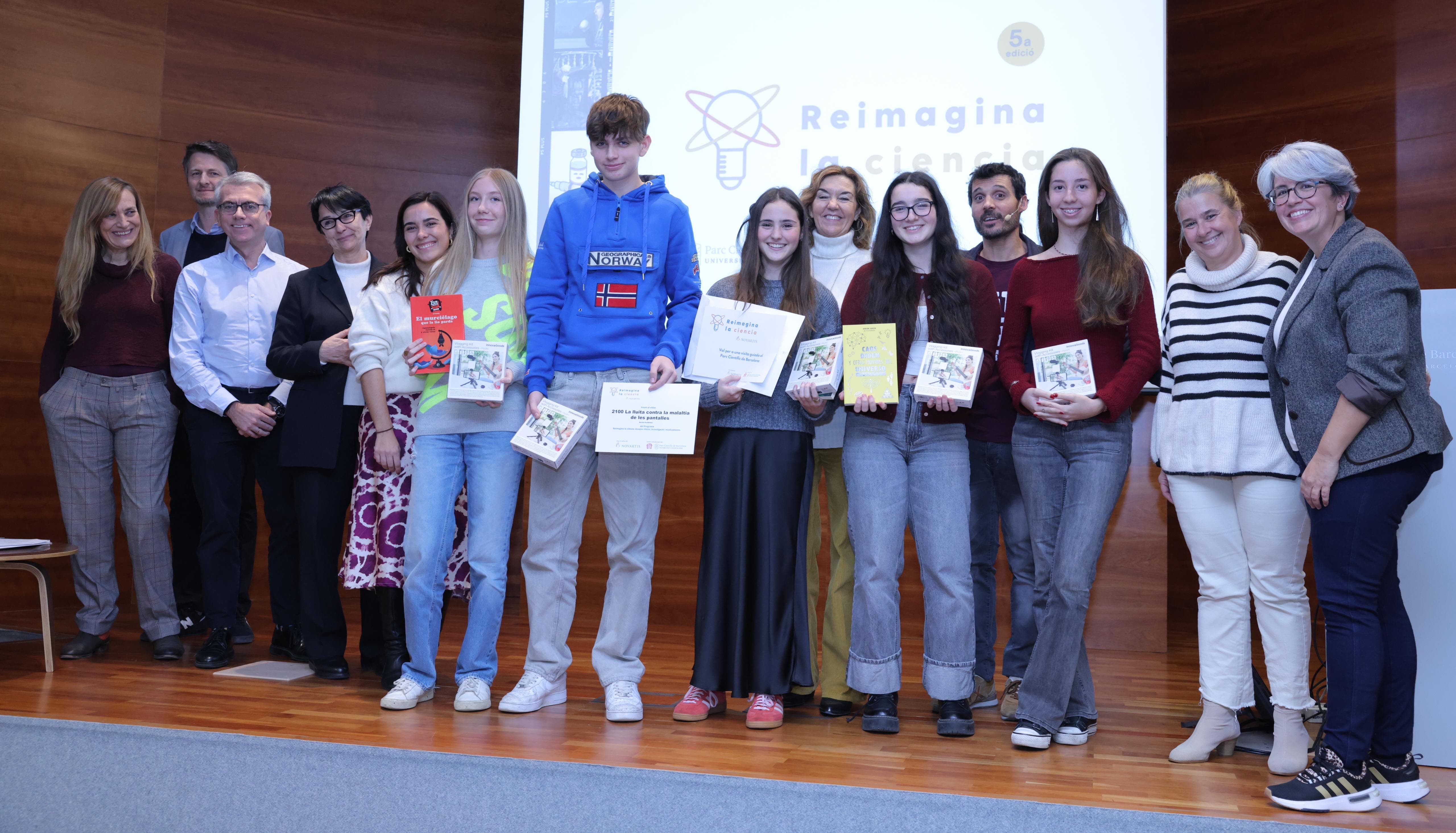 La Escola Pia Balmes de Barcelona, ganadores de la quinta edición del concurso 'Reimagina la Ciencia' Cataluña 