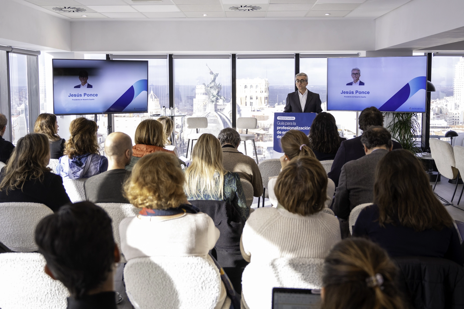Jesús Ponce, presidente de Novartis España