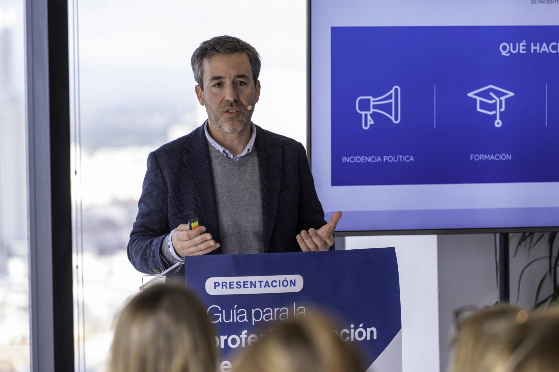 Pedro Carrascal, director general de la Plataforma de Organizaciones de Pacientes