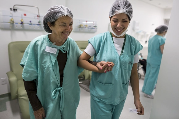 Enfermera con paciente