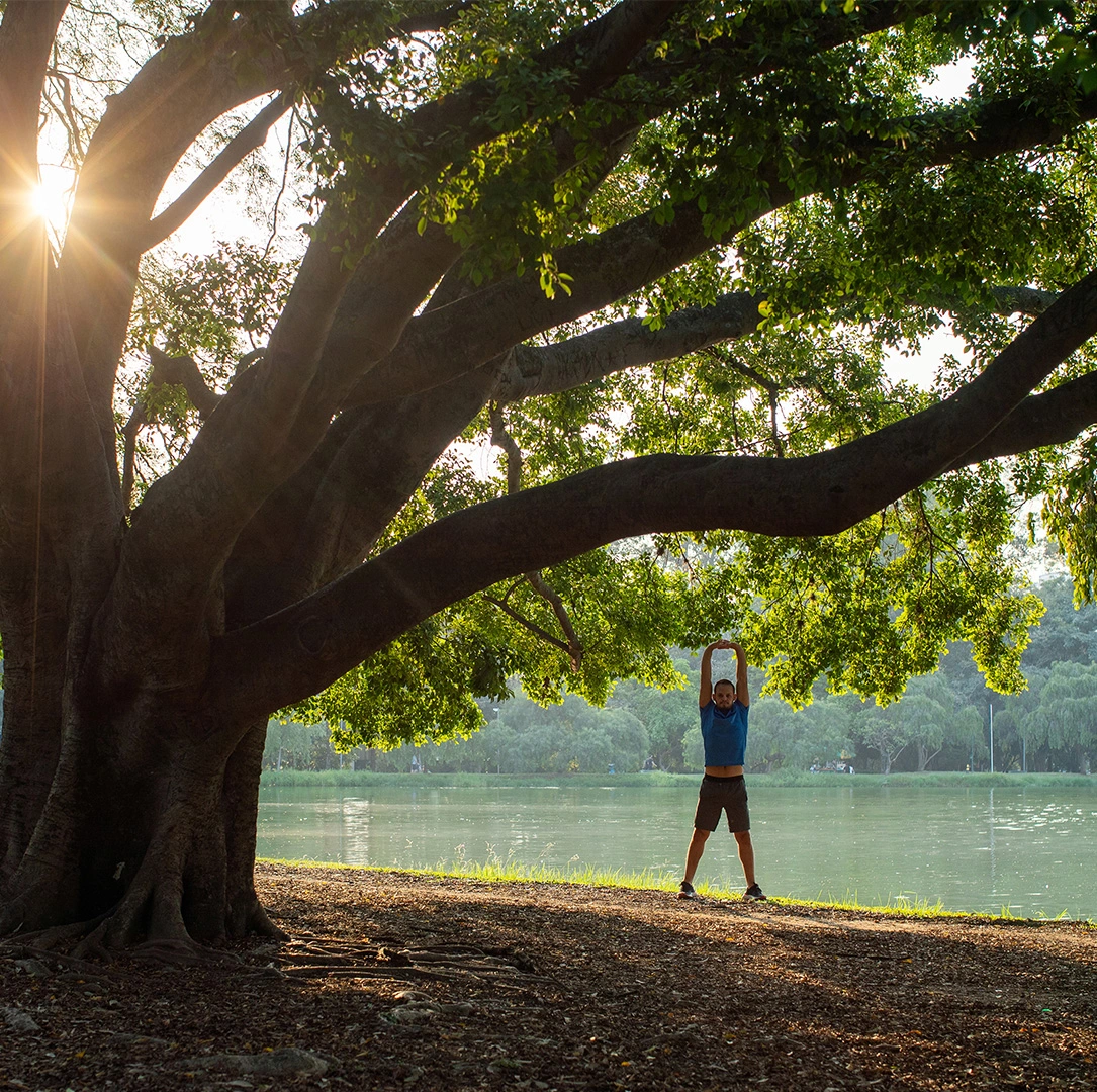 Hombre haciendo ejercicio