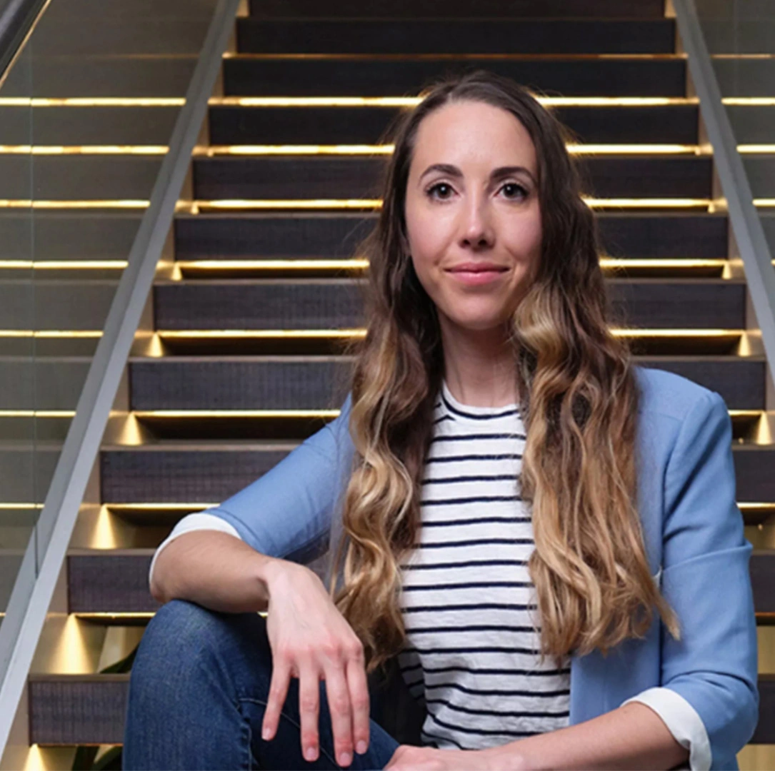 Trabajadora de Novartis