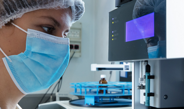 Doctor in laboratory