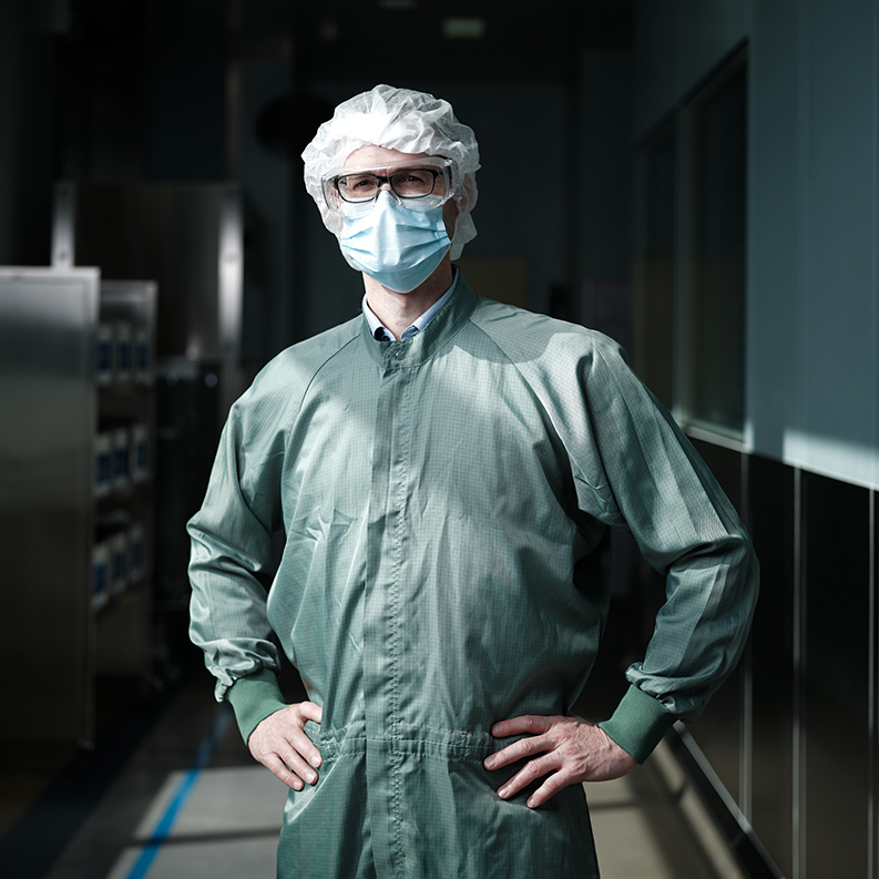 Joachim Momm, responsable du site de fabrication 