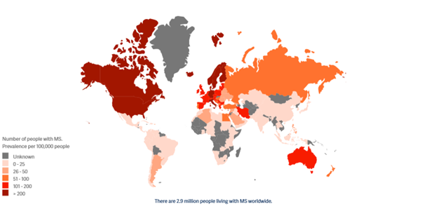 The Multiple Sclerosis International Foundation – atlas of MS – 3rd Edition (May 2025)