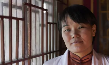 a female doctor in asia