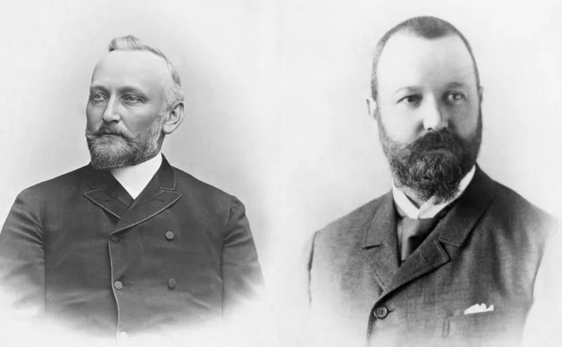 Dr. Alfred Kern és Edouard Sandoz