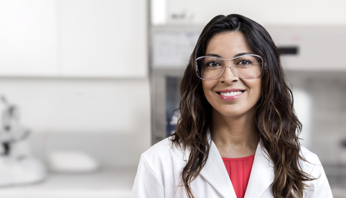 Woman scientist in lab