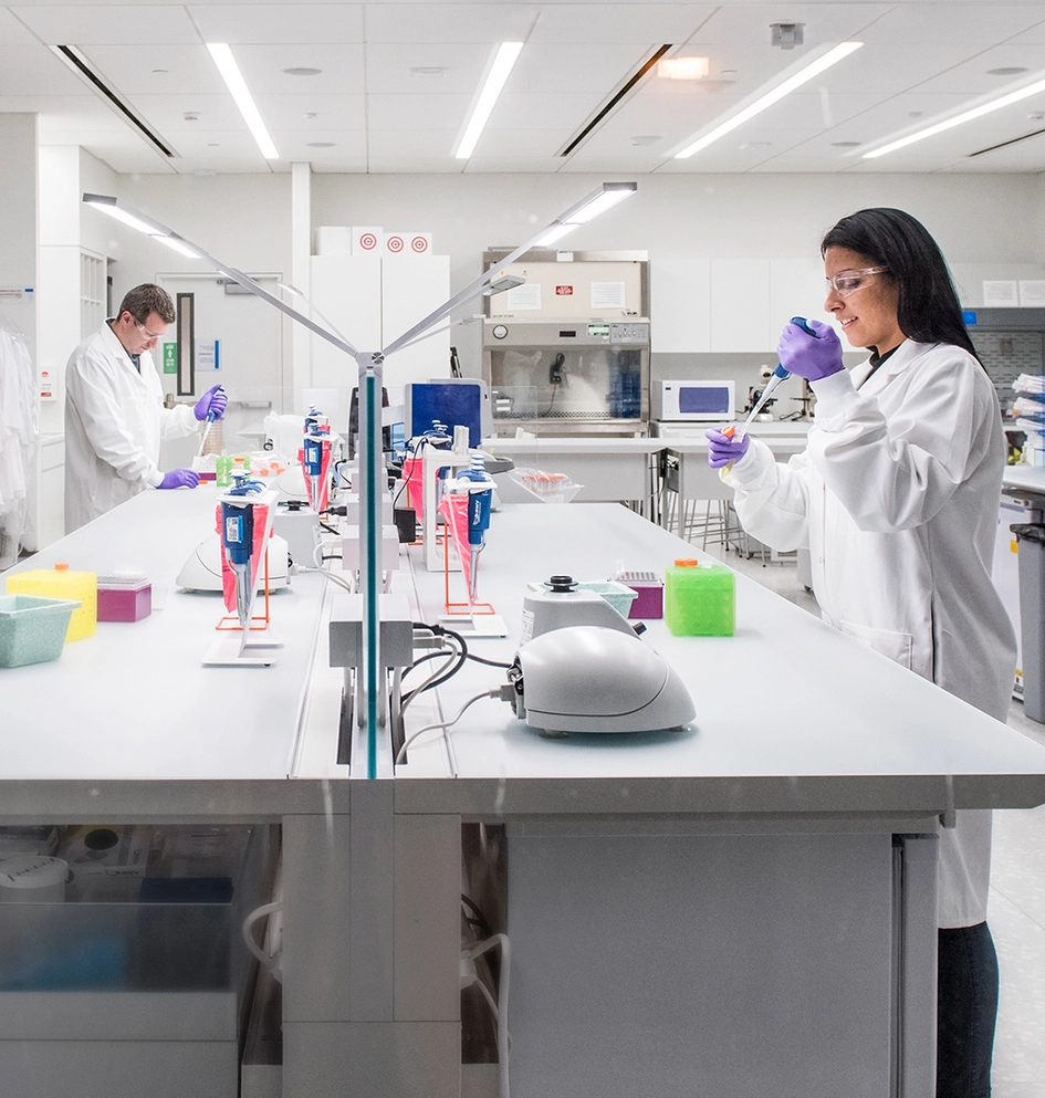 Scientist in laboratory