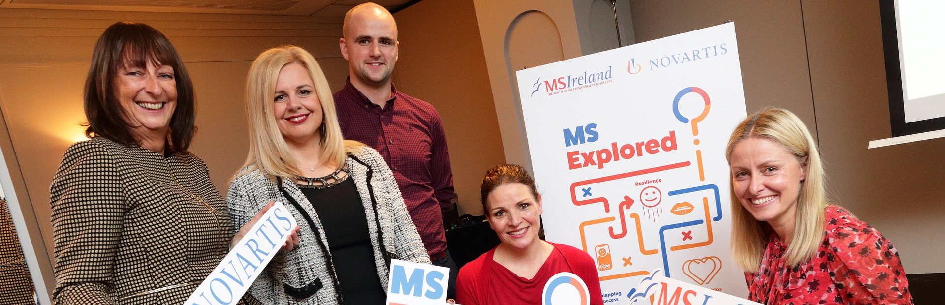 Group photo at the launch of MS Explored