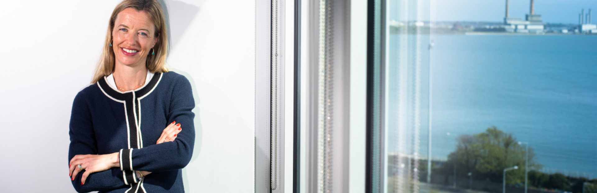 Photo of Audrey Derveloy in Novartis Ireland office