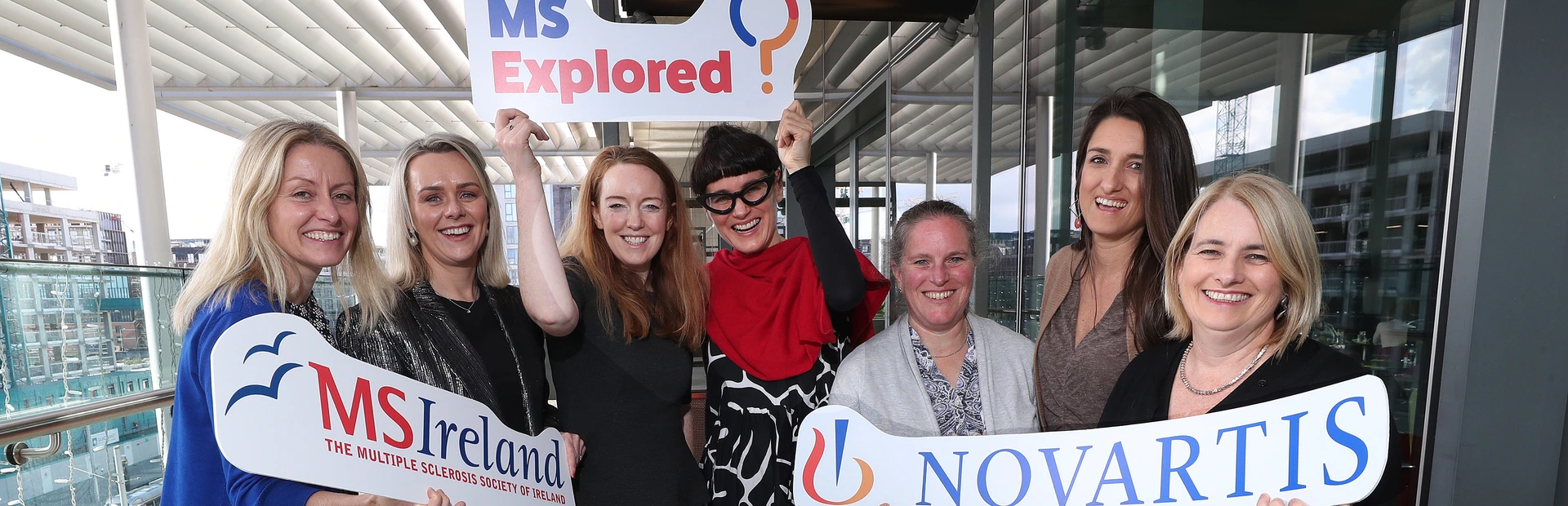 Group photo at the launch of MS Explored