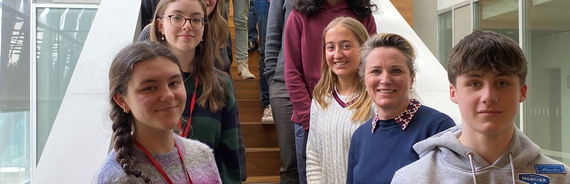 Transition year students at Novartis Ireland