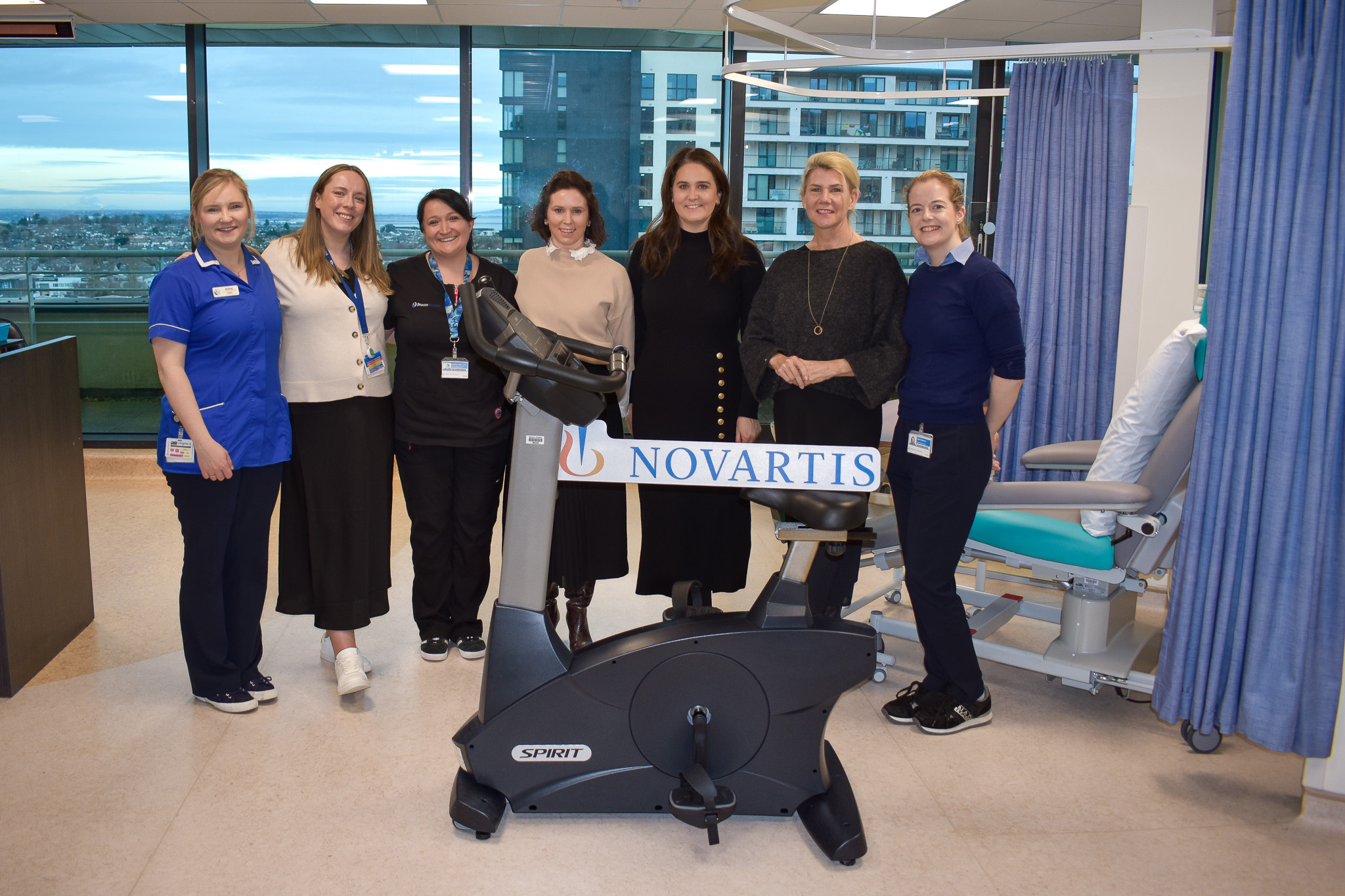 Beacon Hospital Novartis Chemo Bike Visit