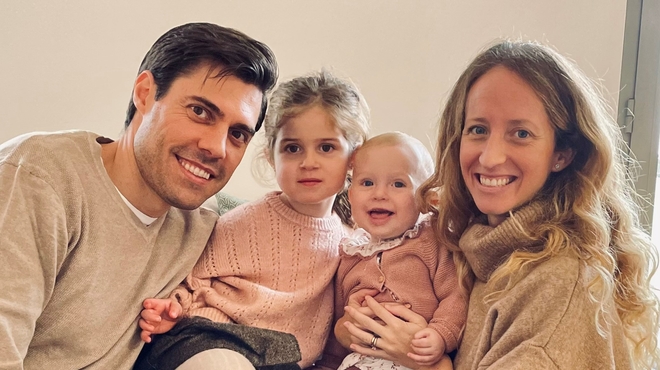 Photo of Novartis Associate and his family