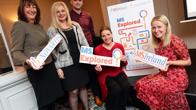 Group photo at the launch of MS Explored